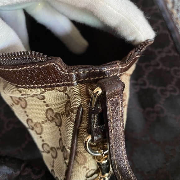 🤩Authentic GUCCI BAGUETTE Shoulder Bag Serial number:154432002122 - Picture 7 of 17